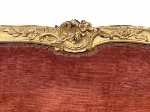 Seating  - Sofa in carved and gilded wood, Lombardy, 18th century