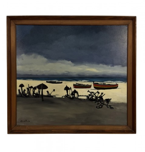 Pugliese Enotrio (1920 – 1989), Marina avec ancres