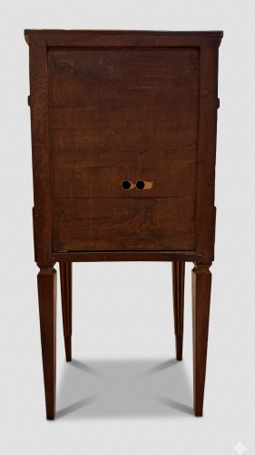 Furniture  - Small chest of drawers, veneered and inlaid with various woods