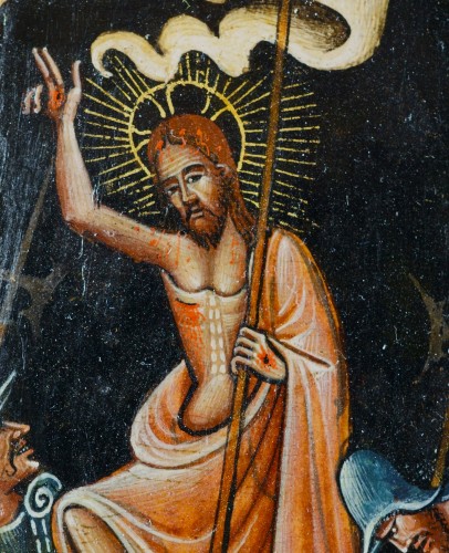 La résurrection du Christ - Giovanni Maria Scupola (Otrante, actif XV-XVI) - Art sacré, objets religieux Style Renaissance