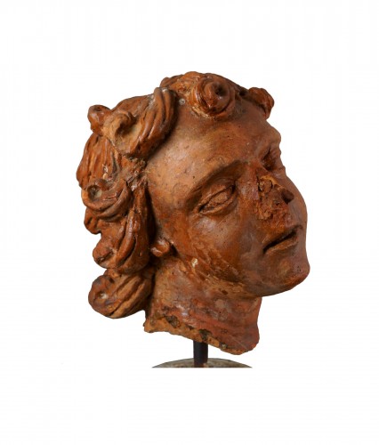 Agostino Fonduli (active late 15th-early 16th) Terracotta Head