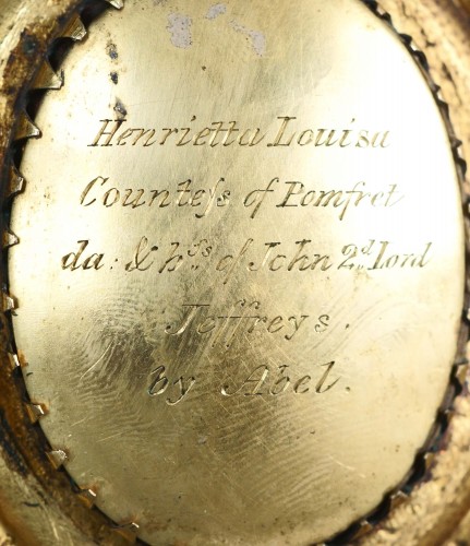18th century - 18th Lady Henrietta Louisa Fermor Miniature Portrait