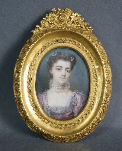 18th Lady Henrietta Louisa Fermor Miniature Portrait - 