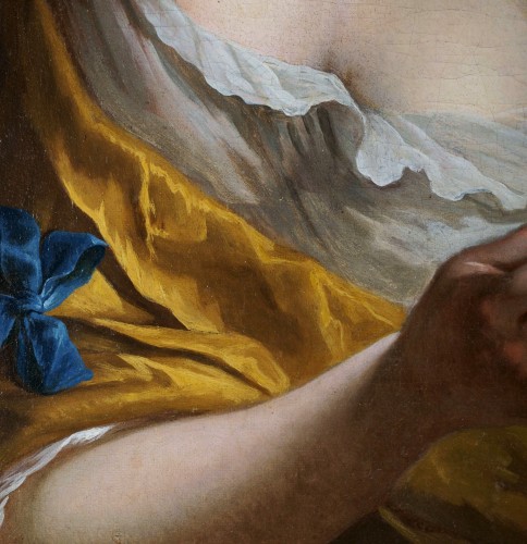 Tableaux et dessins Tableaux XVIIIe siècle - Portrait de Dame de qualité à sa toilette - Ignaz Stern (1679-1748) 