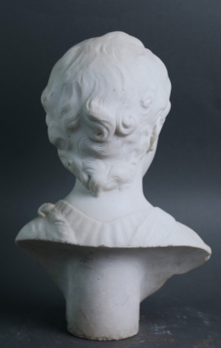 Louis XVI - Buste néoclassique en marbre Italie 18e siècle