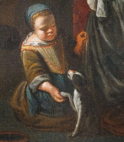 Gerard Thomas (Antwerp 1663-1720) Doctor&#039;s study - Paintings & Drawings Style Louis XIV