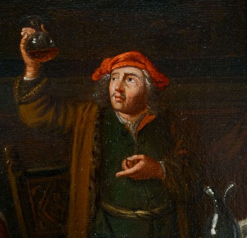 Gerard Thomas (Antwerp 1663-1720) Doctor&#039;s study - 