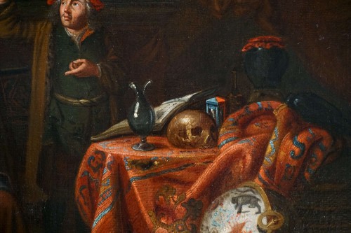 Antiquités - Gerard Thomas (Antwerp 1663-1720) Doctor&#039;s study