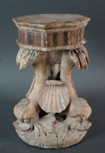 17th Marble Fountain Project With Three Dolphins - 