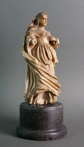 Sculpture  - 17th Saint Mary Magdalene Mechelen Alabaster Sculpture