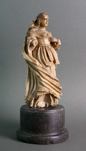 Sculpture  - 17th Saint Mary Magdalene Mechelen Alabaster Sculpture