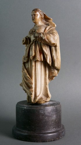 17th century - 17th Saint Mary Magdalene Mechelen Alabaster Sculpture
