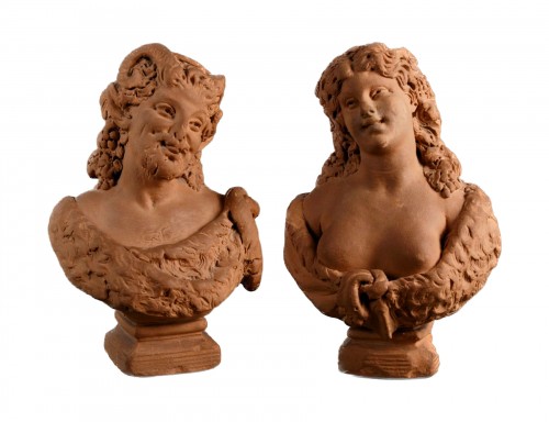 Faune et Faunesse - Antonio Giovanni Lanzirotti (1839-1911)
