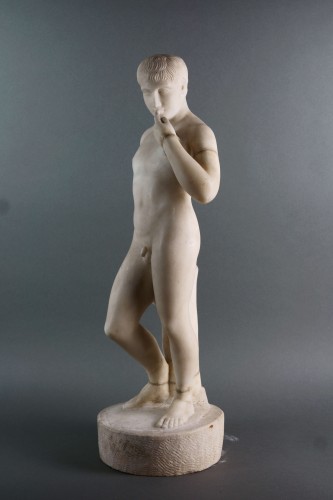 XVIIIe siècle - Harpocrate, en marbre Néoclassique 18e
