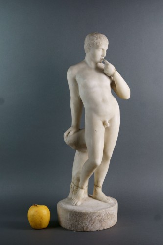 Transition - Harpocrates 18th  Neoclassical Marble 