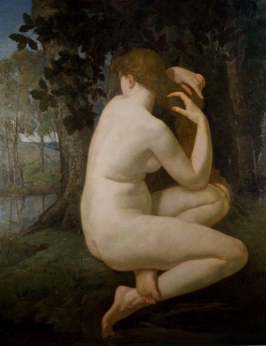 Louis Dauvergne (1828-1899) Nude woman