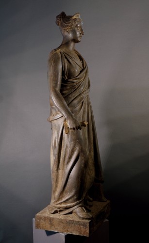 Tusey Foundry Cast Iron Polymnia Sculpture - Napoléon III
