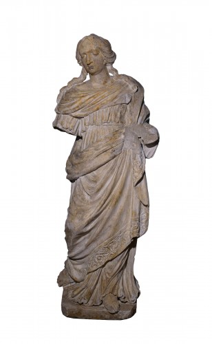 Sculpture en pierre de Bourgogne 17e siècle