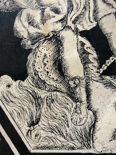 Antiquités - Carpi, Mid-17th Century, Scagliola Panel