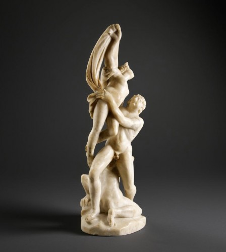 18th century - 18th Volterra Alabaster The Rape of the Sabine Women