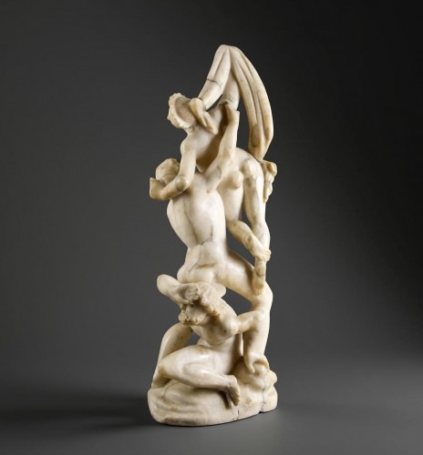 Antiquités - 18th Volterra Alabaster The Rape of the Sabine Women