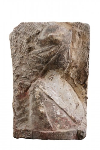 14th Italian Marble High Relief Profil