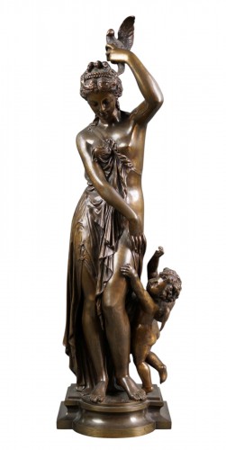 Jean Bulio (1827-1911) Vénus et Cupidon