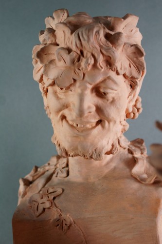 Domien Van Den Bossche (1854-1906)  La Bacchante - Sculpture Style Napoléon III