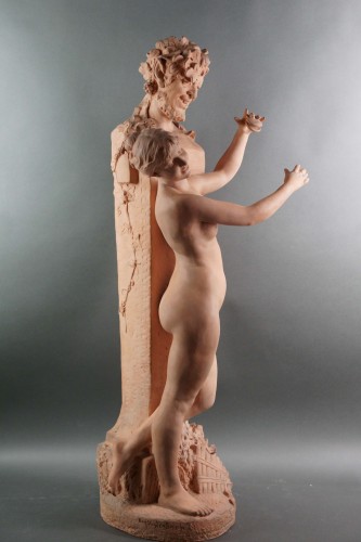 Domien Van Den Bossche (1854-1906)  La Bacchante - 