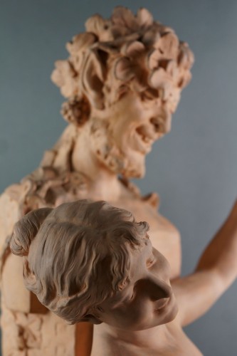 19th century - Domien Van Den Bossche (1854-1906)  La Bacchante