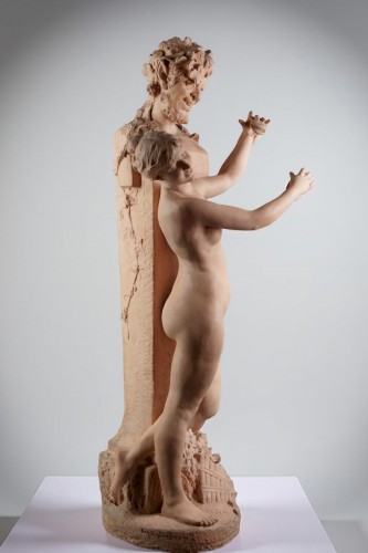 Antiquités - Domien Van Den Bossche (1854-1906) La Bacchante