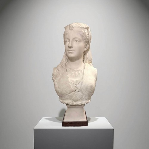 Zacharie Rimbez  (XIXe - XXe) - Armide - Sculpture Style Napoléon III