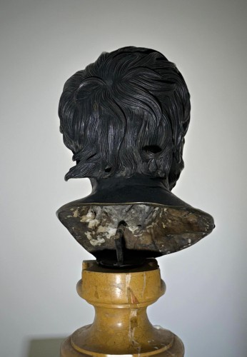 Late 18th  Bronze Bust depicting Pseudo-Seneca - Directoire