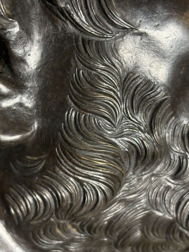 Directoire - Late 18th  Bronze Bust depicting Pseudo-Seneca