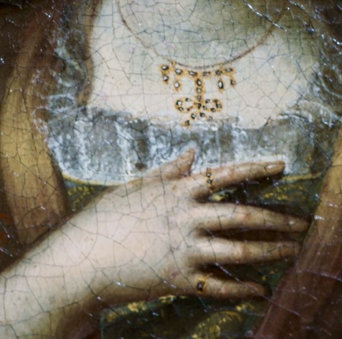 XVIIIe siècle - Gerard Wigmana (1673-1741) Portrait de Dame aux Bijoux
