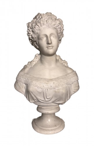 Pio Fedi (1816-1892) Buste en marbre