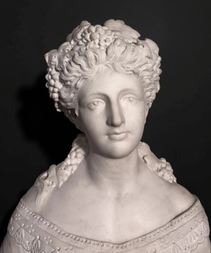 Sculpture  - Pio Fedi (1816-1892) Marble Bust