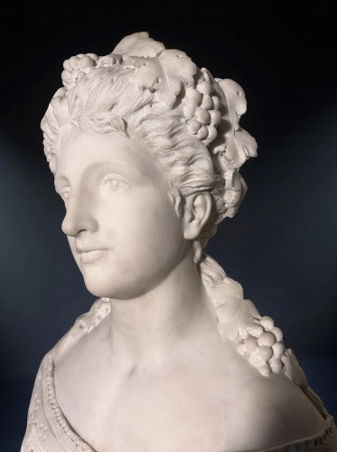 Pio Fedi (1816-1892) Marble Bust - 