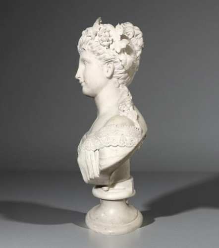 Pio Fedi (1816-1892) Marble Bust - Napoléon III
