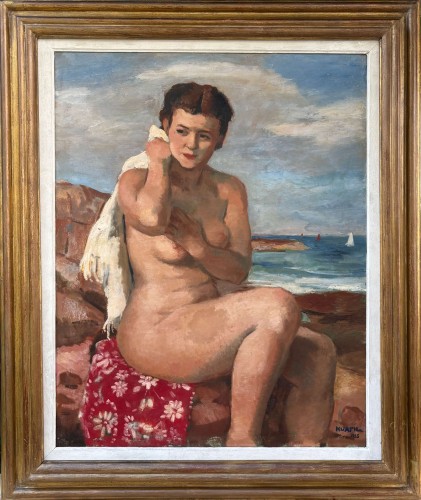 Charles Kvapil (1884-1958)  La baigneuse