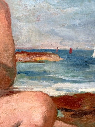 20th century - Charles Kvapil (1884-1958) The Bather