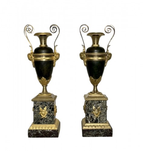 Pair of Directoire Urns attributed to Claude Galle