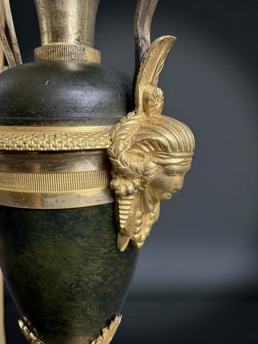 18th century - Pair of Directoire Urns attributed to Claude Galle