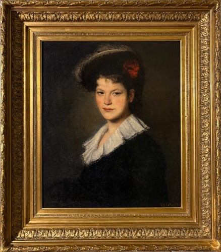 Hélène Le Roy d'Etiolles (1864-1939) Portrait Of A Girl 