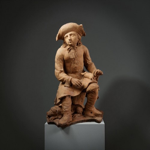 Paire de sculptures en terre cuite, France 17e siècle - Antichità San Felice