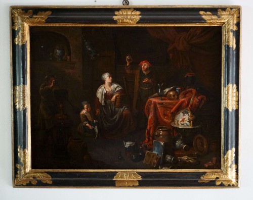 The Doctor&#039;s Office, Antwerp School Attributed to Gerard Thomas (Antwerp 1663-1720) with the collaboration of Balthazar van den Bossche  (1681-1715) - 