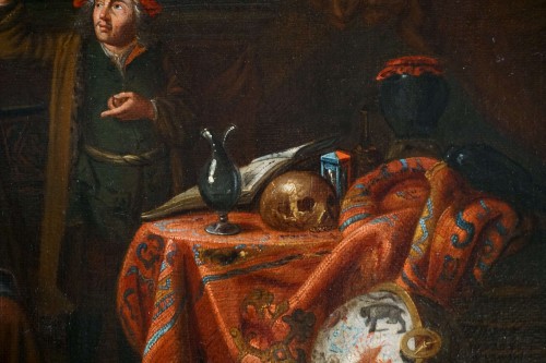 17th century - The Doctor&#039;s Office, Antwerp School Attributed to Gerard Thomas (Antwerp 1663-1720) with the collaboration of Balthazar van den Bossche  (1681-1715)