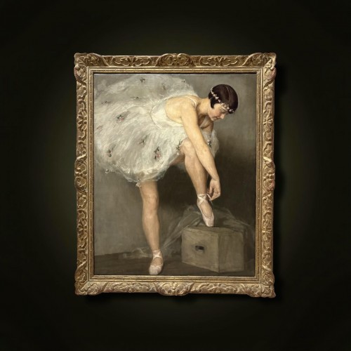 Auguste Leroux (1871-1954), &quot;Dancer of the Paris Opera&quot;  - Paintings & Drawings Style Art nouveau