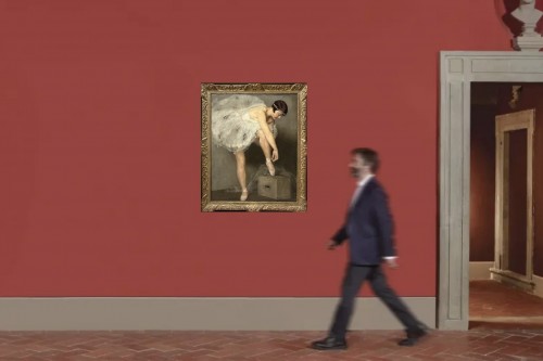 Paintings & Drawings  - Auguste Leroux (1871-1954), &quot;Dancer of the Paris Opera&quot; 