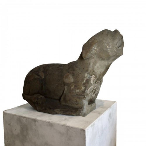 Pietra Serena  Greyhound 16th century Florentine sculptor